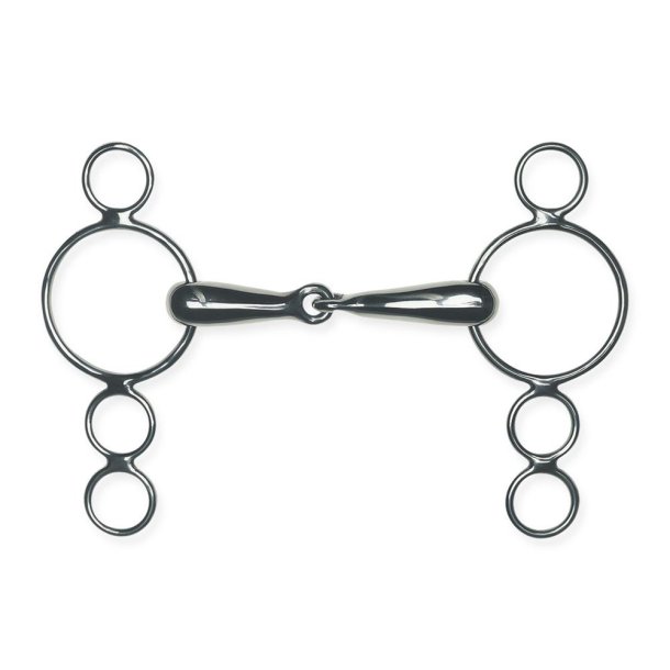 Metalab Single-Jointed Continental Gag Bit-22mm 14cm