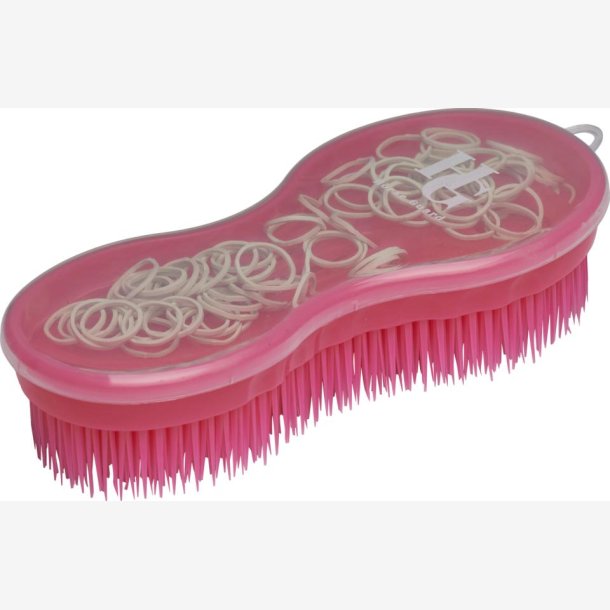 HG magic brush med strikker (MULTI BURSH) - ROSA