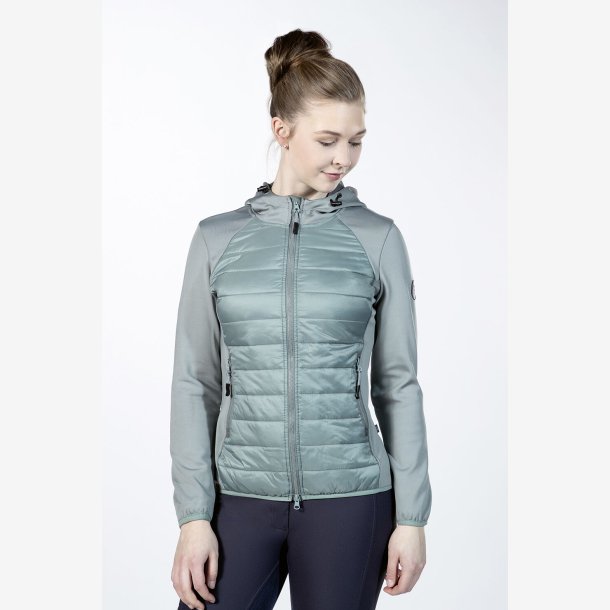 HKM - Sweat jacket (hettegenser) -Style- Dark Mint