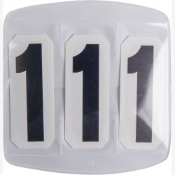 Nummerskilt/ Competition numbers 1 pair, 3 digits, with velcro