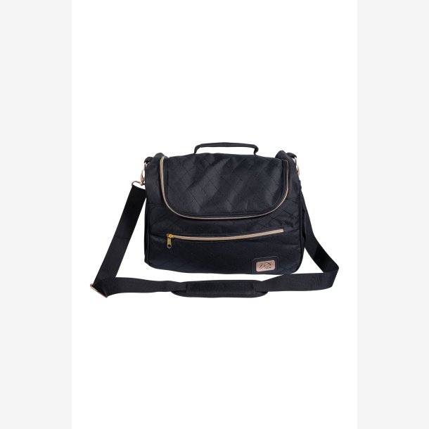 Grooming bag (Strigleveske) -Berry- HKM (Svart/Rosegull)