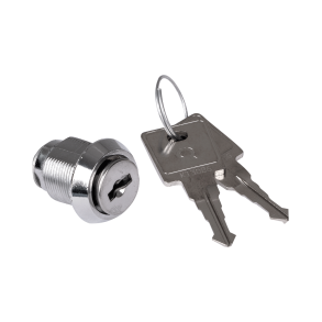 Cylinder Lock For Saddle Lockers And Cabinet Attachment