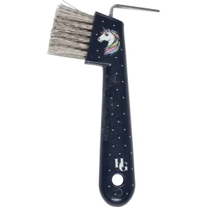 HG - KIDS HOOF PICK NAVY ONE SIZE (unicorn motiv p hovskrapen)