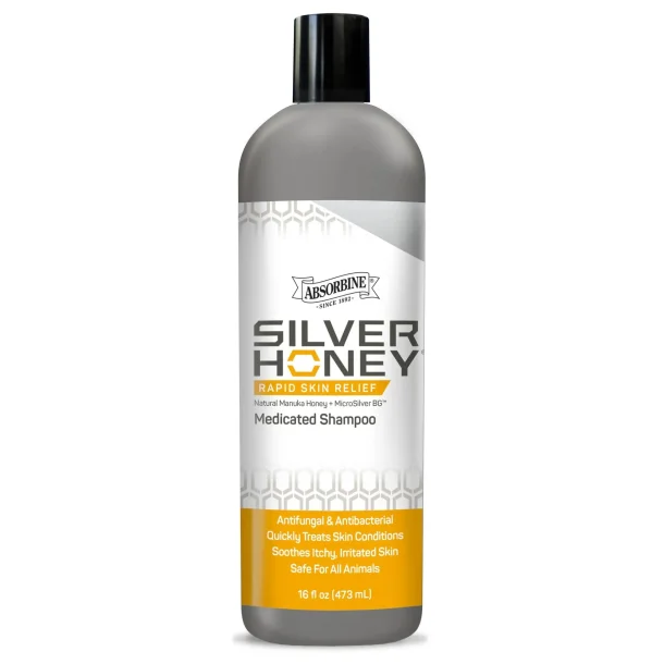 SILVER HONEY RAPID SKIN RELIEF MEDICATED SHAMPOO ABSORBINE