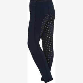 Equipage Molly Glitter tights med fullgrip (navy)