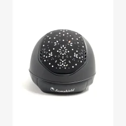 Samshield - Miss Shield 2.0- Shadowmatt. Pearl Drops FB + Top (reg cut) - svart