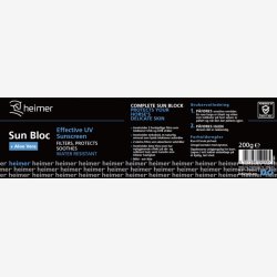 Sun Block (solkrem) til hest fra Heimer