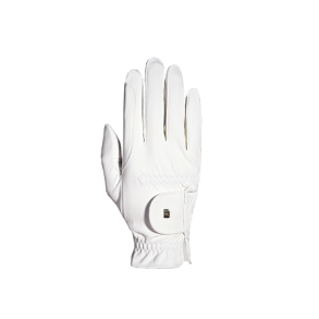 Roeckl Roeck-Grip ridehanske hvit