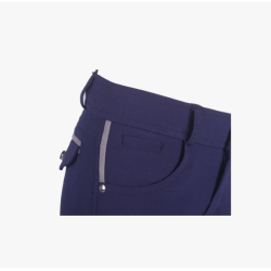 Ridebukser Thirza Junior leg grip (QHP) - navy