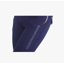 Ridebukser Thirza Junior leg grip (QHP) - navy