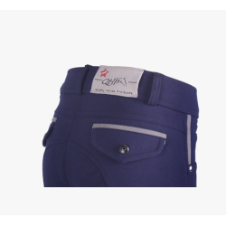 Ridebukser Thirza Junior leg grip (QHP) - navy