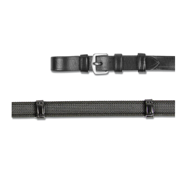 WALDHAUSEN X-LINE ANTI-SLIP REINS (19mm) - svart