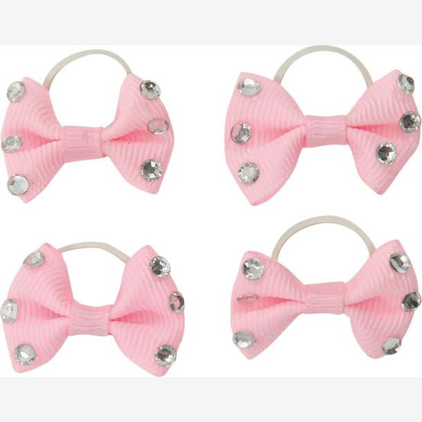 HorseGuard Show bows m. krystall (rosa)