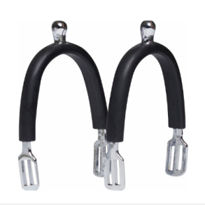 Sporer med reimer til barn i 15mm (med gummibeskyttelse)