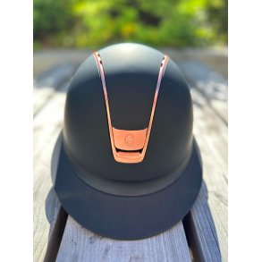 Samshield - Miss Shield 2.0 - Shadowmatt svart skall (Trim og blason: Matt rosegull) - REG cut