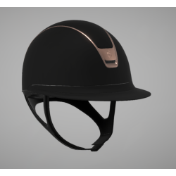 Samshield - Miss Shield 2.0 - Shadowmatt svart skall (Trim og blason: Matt rosegull) - REG cut