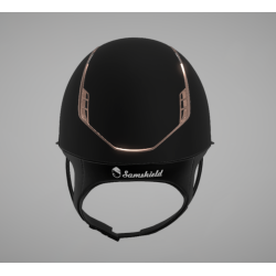Samshield - Miss Shield 2.0 - Shadowmatt svart skall (Trim og blason: Matt rosegull) - REG cut