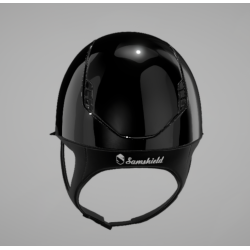 Samshield - Miss Shield 2.0 - Glossy svart (Trim: svart chrome og blason: Crystal fabric svart)  REG