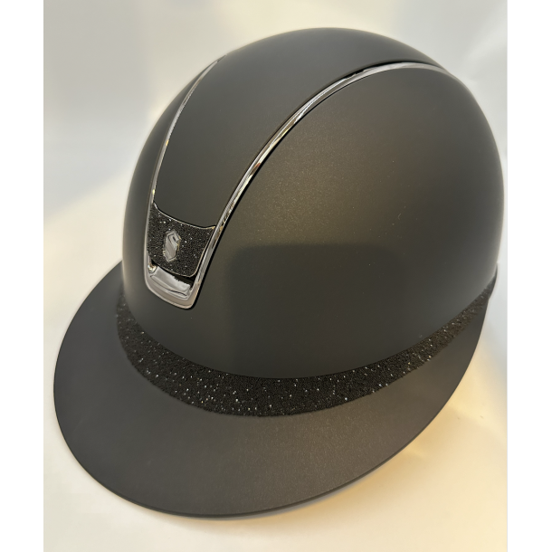 Samshield - Miss Shield 2.0 - Shadowmatt svart skall (blazon/front crystal fabric svart) - REG cut
