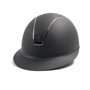 Samshield - Miss Shield 2.0- Shadowmatt svart skall (Trim svart chrome og blazon crystal) - REG cut