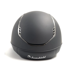 Samshield - Miss Shield 2.0- Shadowmatt svart skall (Trim svart chrome og blazon crystal) - REG cut
