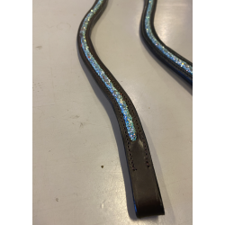 Arctic tack pannereim brun med ocean farge glitter (cob str)