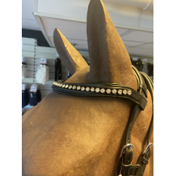 Arctic tack sensitiv hodelag med kombinert nesereim og 2 nakkestykker (svart - cob)