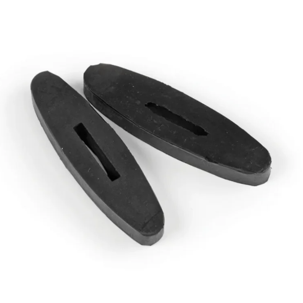 Rubber Rein Stoppers (svart) 1 par