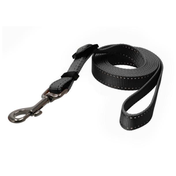 Nylonkoppel Iris Stllbart SVART (10mm, 120-200cm)