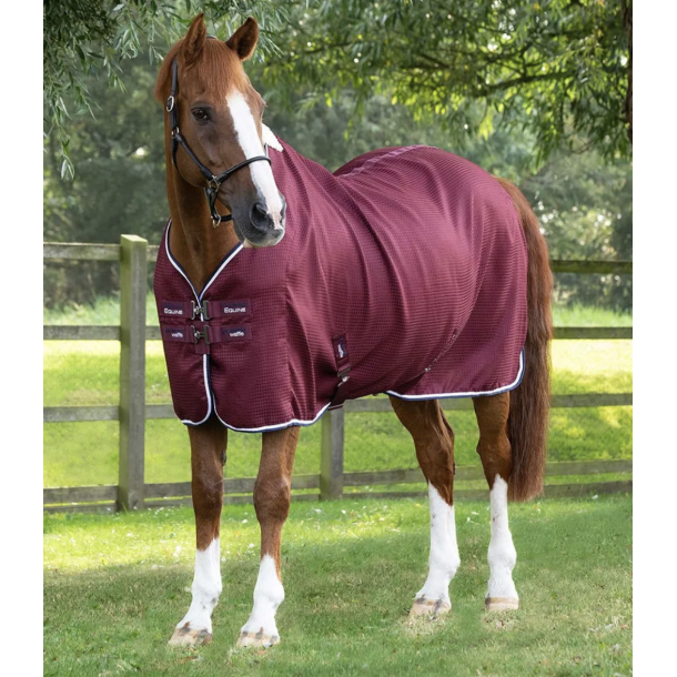 Premier Equine Buster Waffle Cooler hestedekken - 110cm (5,0) - Burgundy