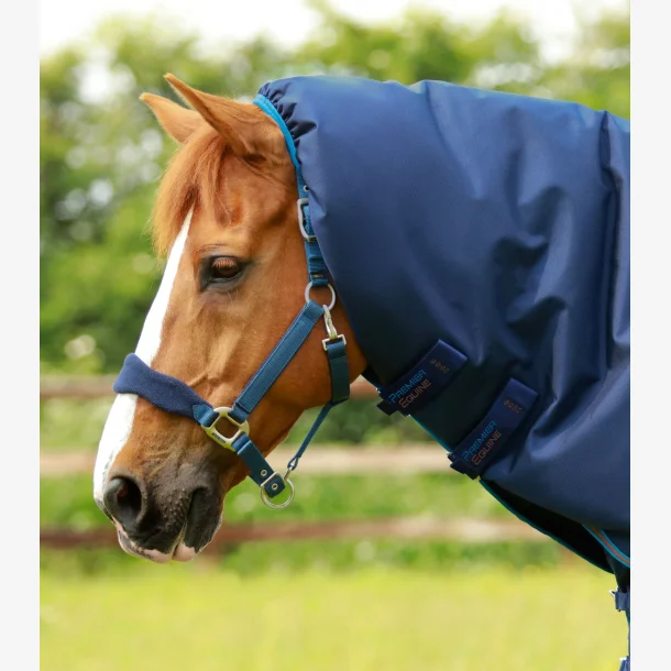 Premier Equine - Titan 200g Turnout Rug Neck Cover (200g Fill) - navy - LARGE