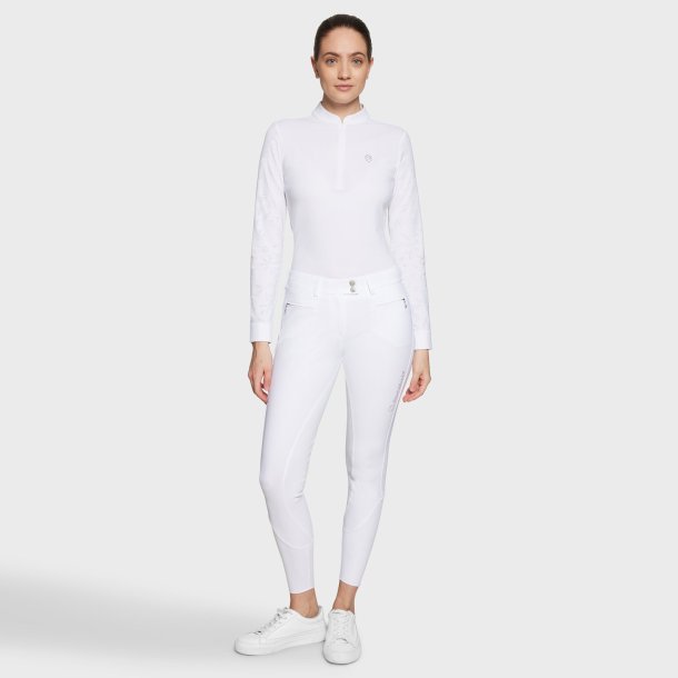 Samshield - DIANE (Full grip silikon) - ridebukser i HVIT - SS25