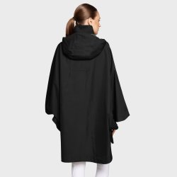 SAMSHIELD ELFIDA RIDING PONCHO SVART - FW25