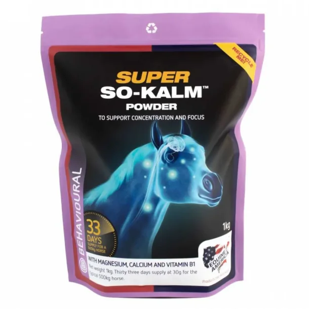 Equine America Super So-Kalm powder - 1kg.