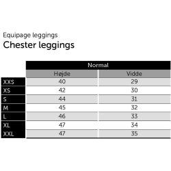  Equipage - Chester Leggings (CHAPS) I SVART