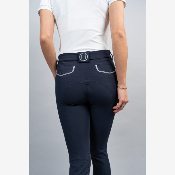HARCOUR - JALTIKA WOMAN BREECHES FIX SYSTEM RIDER - NAVY