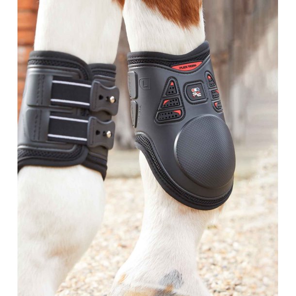 Kevlar Airtechnology Fetlock Boots (bakbein) - svart - Premier Equine