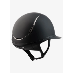 Samshield - Miss Shield 2.0 - Shadowmatt svart skall (Trim og blason: Chrome svart) - REG cut