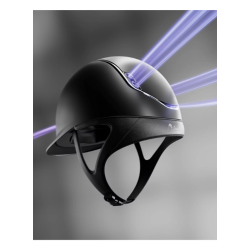 Samshield - Miss Shield 2.0 - Shadowmatt svart skall (Trim og blason: Chrome svart) - REG cut