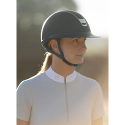 Samshield - Miss Shield 2.0 - Shadowmatt svart skall (Trim og blason: Chrome svart) - REG cut