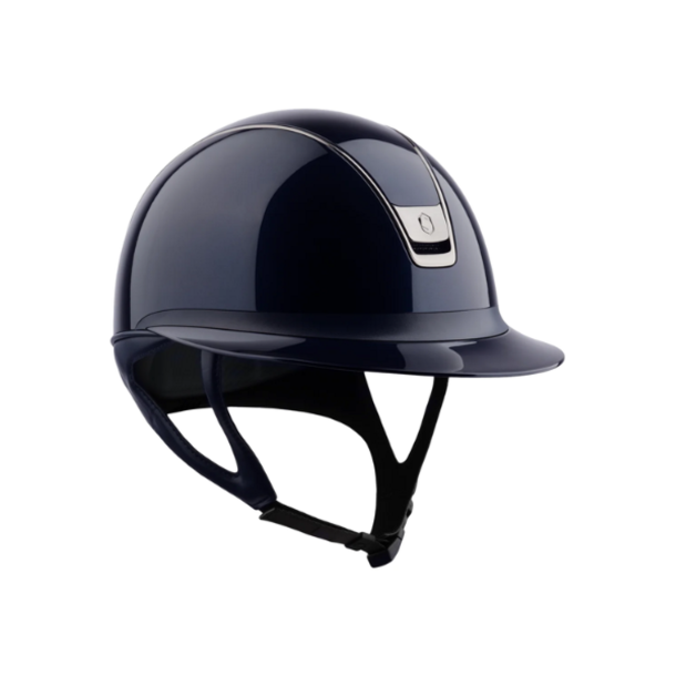 Samshield - Miss Shield 2.0 - Glossy navy skall (Trim og blason: Chrome svart) - REG cut